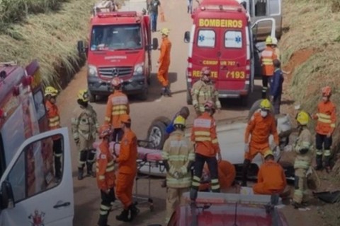 Cap0tament0 na DF-001 deixa bebê e pais ferid0s no DF