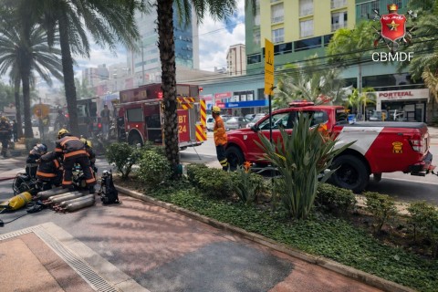 Loja é evacuada após princípio de incêndio em Águas Claras